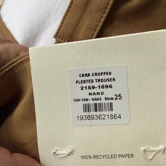 New with tags! Citizens Tan Wide-Leg Pants - Picture 2 of 6
